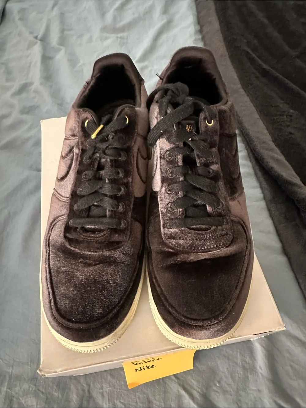 Nike Women’s Black Velvet Sneakers